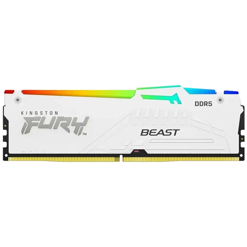 Модуль памяти DDR5 32GB/6000 Kingston FURY Beast RGB White EXPO (KF560C30BWEA-32)