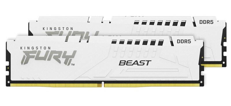 Модуль памяти DDR5 2x16GB/6000 Kingston FURY Beast White EXPO (KF560C30BWEK2-32)