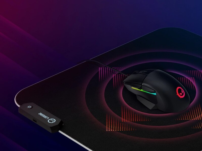 Игровая поверхность Lorgar Steller 919 RGB USB Black (LRG-GMP919)