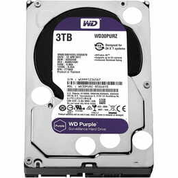 Накопитель HDD SATA 3.0TB WD Purple 5400rpm 64MB (WD30PURX) Refurbished
