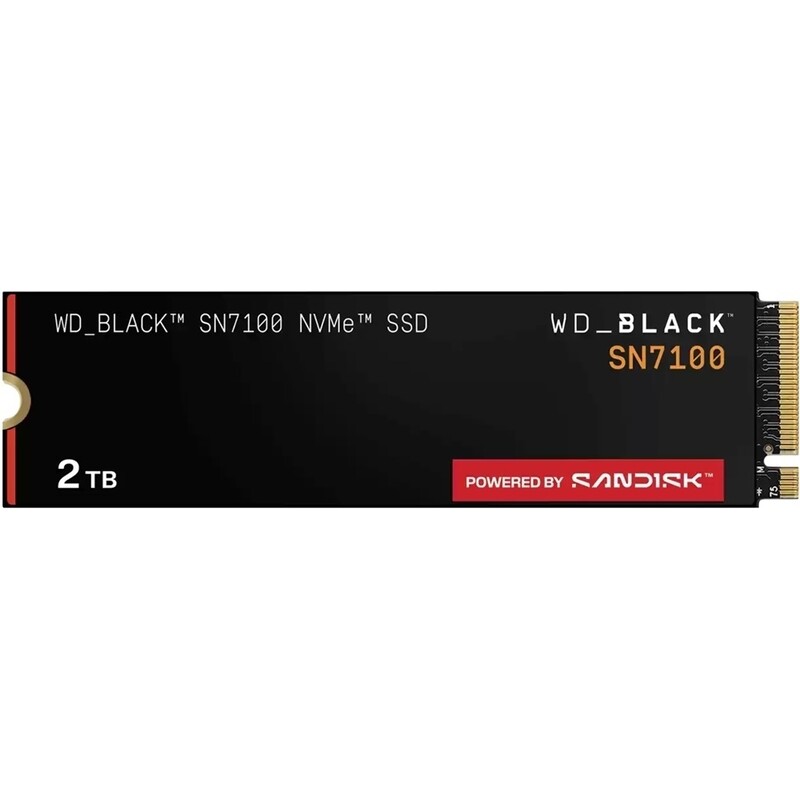 Накопитель SSD 2TB WD Black SN7100 M.2 2280 PCIe 4.0 x4 3D NAND TLC (WDS200T4X0E-00CJA0)