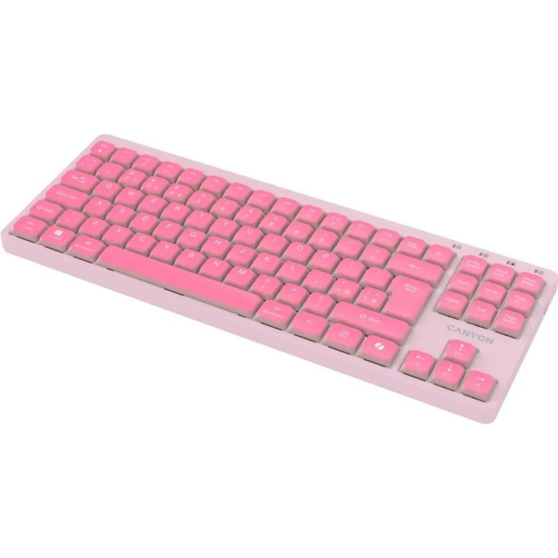 Клавіатура Canyon OnType 10 Pink (CNS-HKB10P)