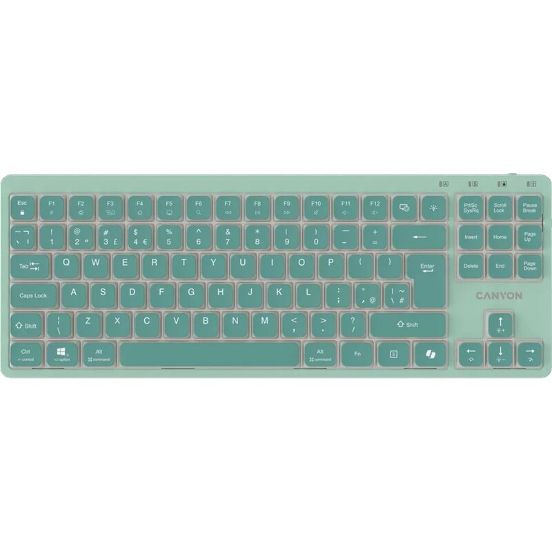 Клавіатура Canyon OnType 10 Green (CNS-HKB10GR)