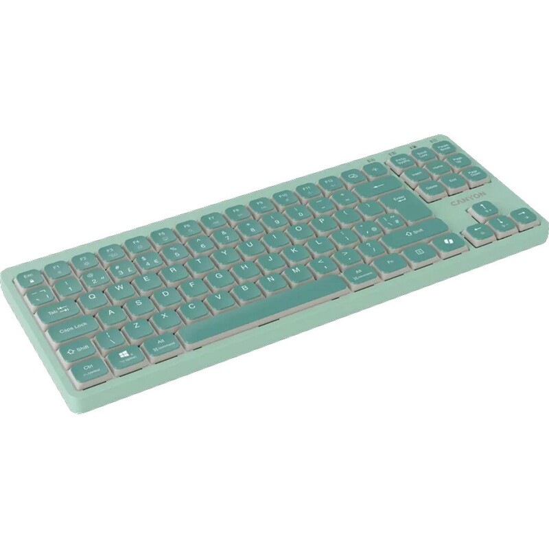 Клавіатура Canyon OnType 10 Green (CNS-HKB10GR)