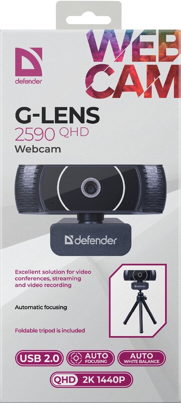 Веб-камера Defender G-lens 2590 QHD (63113)
