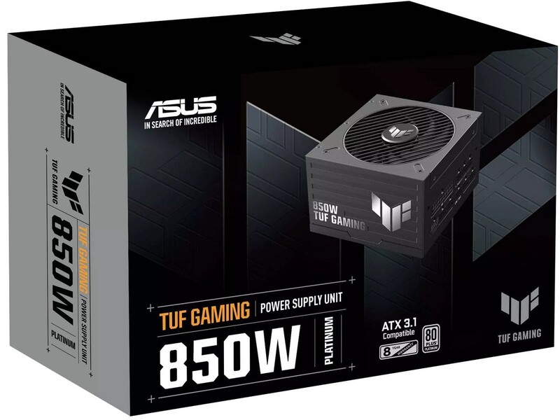 Блок живлення Asus TUF Gaming 850W Platinum (90YE0102-B0NA00)