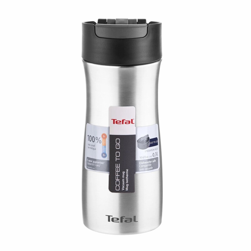 Термочашка Tefal Coffee to go 300 мл Steel (K3121014)