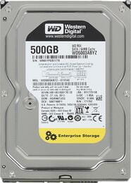 HDD SATA  500GB WD RE 7200rpm 64MB (WD5003ABYZ) Refurbished
