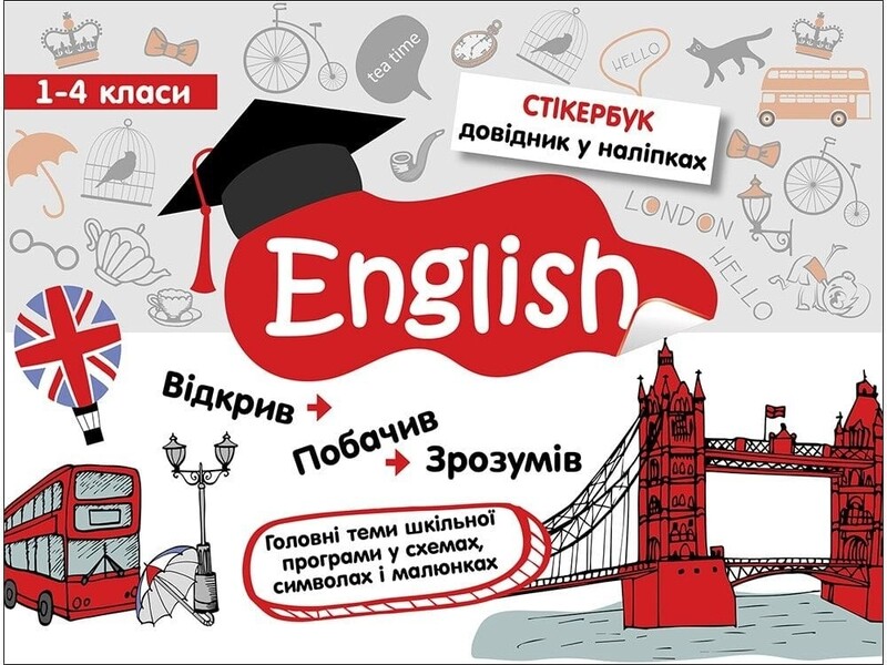 Стикербук. 1-4 класс. Комплект из 3-х справочников
