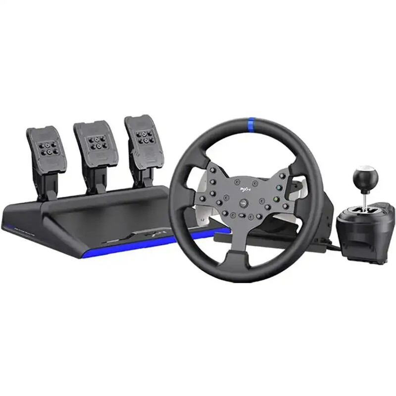 Кермо і педалі, коробка передач PXN V99 Black (PXN-V99 EU)