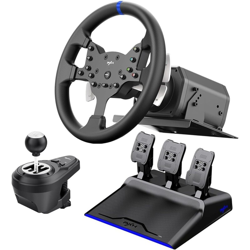 Кермо і педалі, коробка передач PXN V99 Black (PXN-V99 EU)