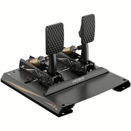 Комплект 2 педалей MOZA CRP2, USB, тензодатчик 200 кг, карбонова підставка, Black (RS066_Moza)