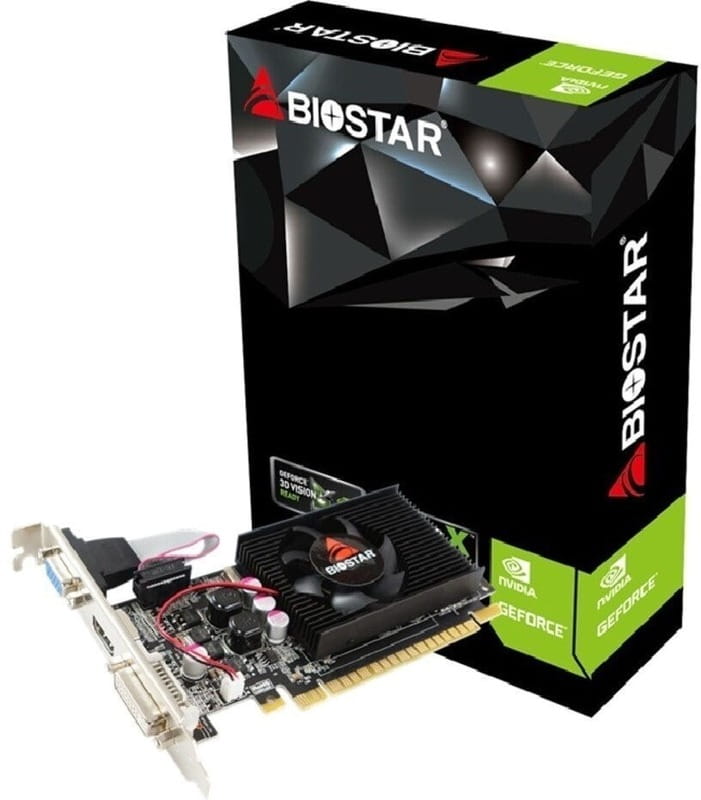 Видеокарта GF GT 210 1GB GDDR3 LP Biostar (G210-1GB D3 LP/VN2103NHG6)