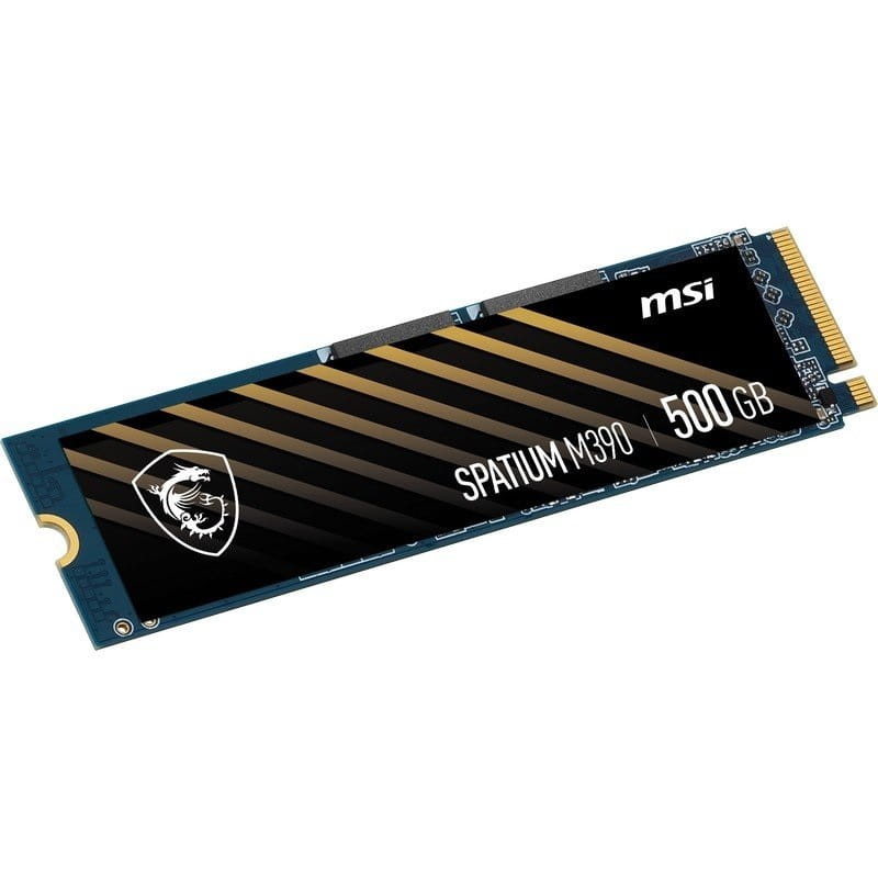 Накопичувач SSD  500GB MSI Spatium M390 M.2 2280 PCIe 3.0 x4 NVMe 3D NAND TLC (S78-440K070-P83)