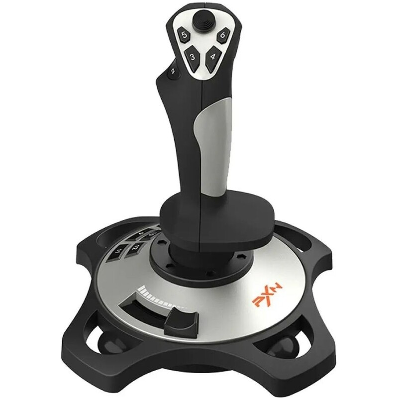 Джойстик для авиасимулятора PXN-2113 Pro Black/Silver (PXN-2113PRO)