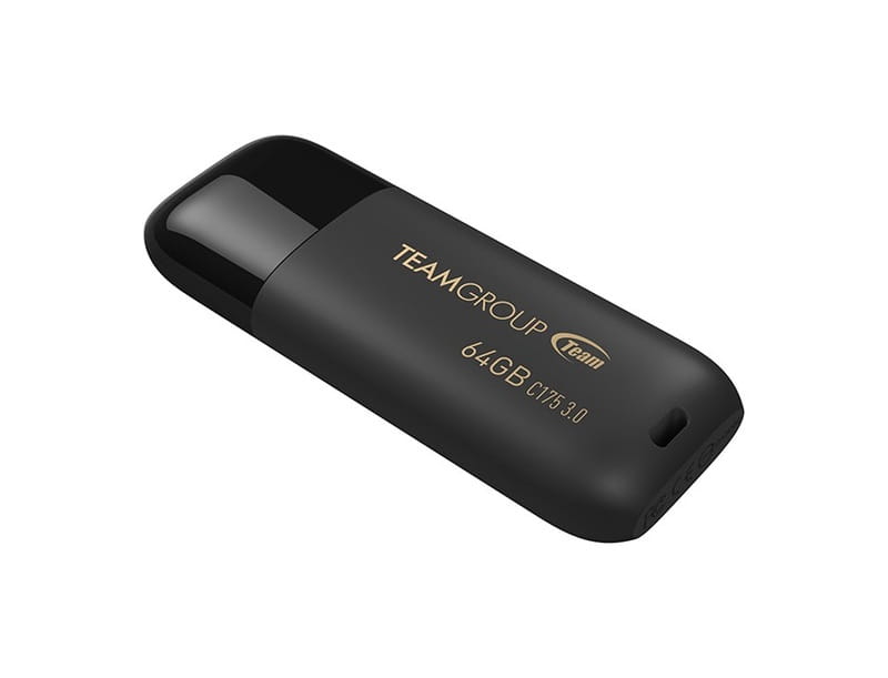 Флеш-накопитель USB3.1 64GB Team C175 Pearl Black (TC175364GB01)