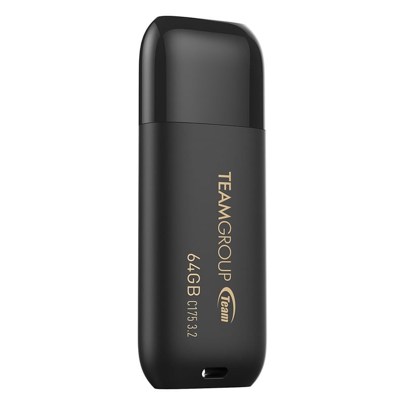 Флеш-накопитель USB3.1 64GB Team C175 Pearl Black (TC175364GB01)