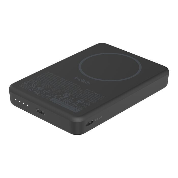 Універсальна мобільна батарея Belkin Power Bank Slim Magnetic 10000mAh 15W Black (BPD015HQBK)