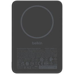 Універсальна мобільна батарея Belkin Power Bank Slim Magnetic 10000mAh 15W Black (BPD015HQBK)