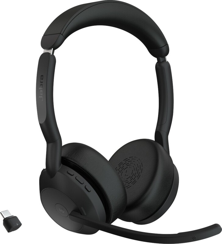 Bluetooth-гарнітура Jabra Evolve 2 55 Link380c MS Stereo Black (25599-999-899)