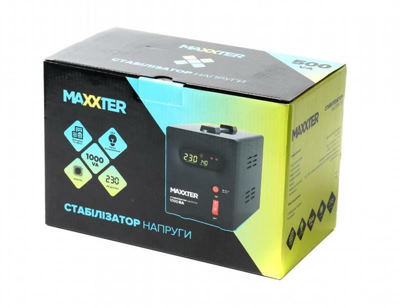 Стабилизатор Maxxter MX-AVR-S1000-01 1000VA