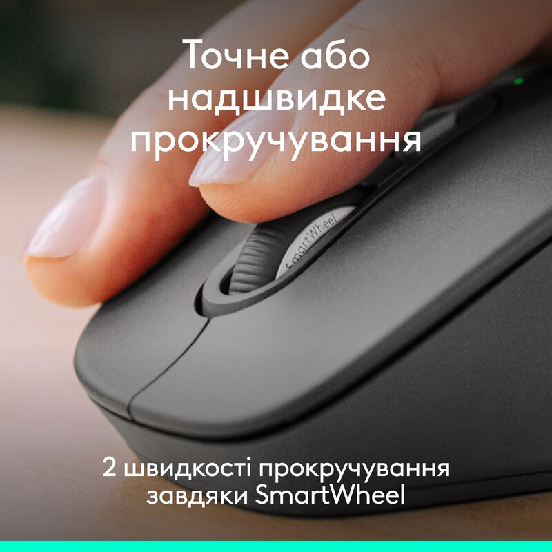 Мышь беспроводная Logitech Signature Comfort Plus M850 L for Business Graphite (910-007704)