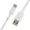 Фото - Кабель Belkin USB - USB Type-C 1 м White (CAB002BT1MWH) | click.ua