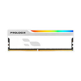 Модуль пам`ятi DDR4 16GB/3600 Prologix Onyx White RGB (PRO16GB3600YWR4)
