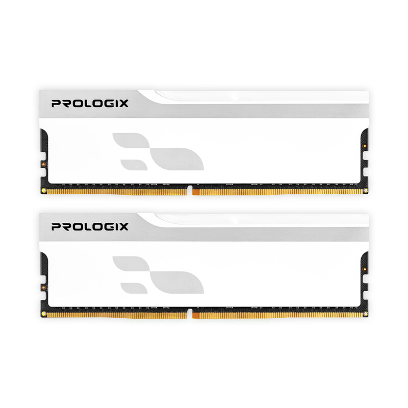 Модуль памяти DDR4 2x8GB/3600 Prologix Onyx White (PRO16GB3600YW4K)