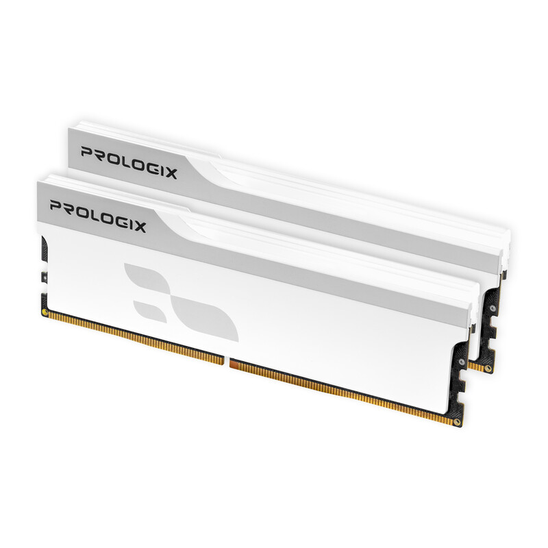 Модуль памяти DDR4 2x8GB/3600 Prologix Onyx White (PRO16GB3600YW4K)