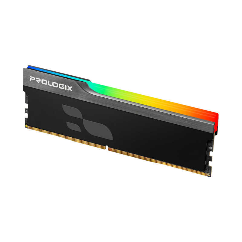 Модуль пам`ятi DDR5 16GB/5600 Prologix Onyx Black RGB (PRO16GB5600YBR5)