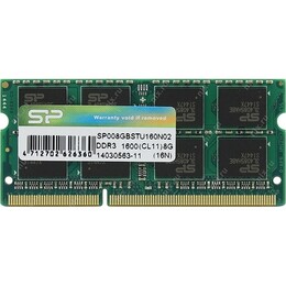 Модуль памяти SO-DIMM DDR3 8GB/1600 Silicon Power (SP008GBSTU160N02)