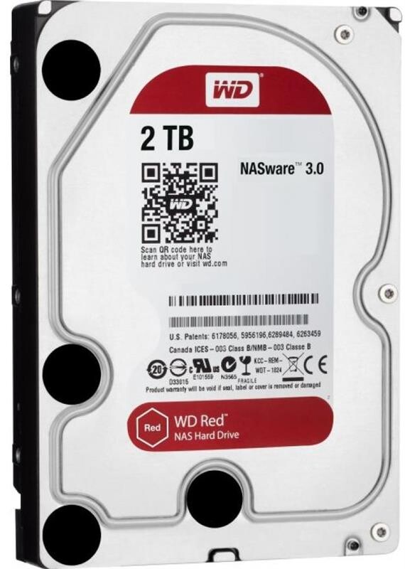 Накопитель HDD SATA 2.0TB WD Red NAS 5400rpm 256MB (WD20EFAX)