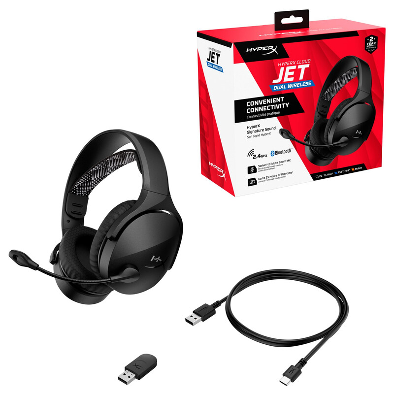 Bluetooth-гарнитура HyperX Cloud Jet Wireless Black (AJ0T1AA)