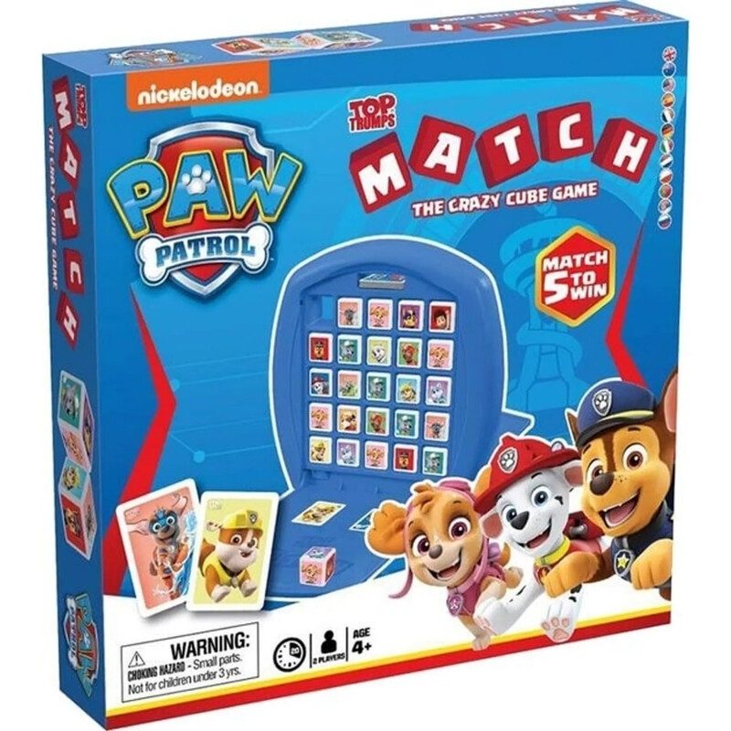Настольная игра Winning Moves Paw Patrol Top Trumps Match Board (WM01346-ML1-6)