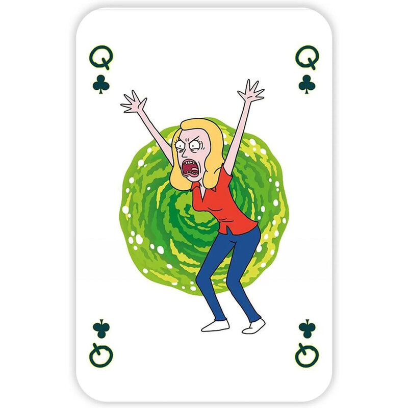 Игральные карты Winning Moves Rick and Morty Waddingtons No.1 (WM00039-EN1-12)