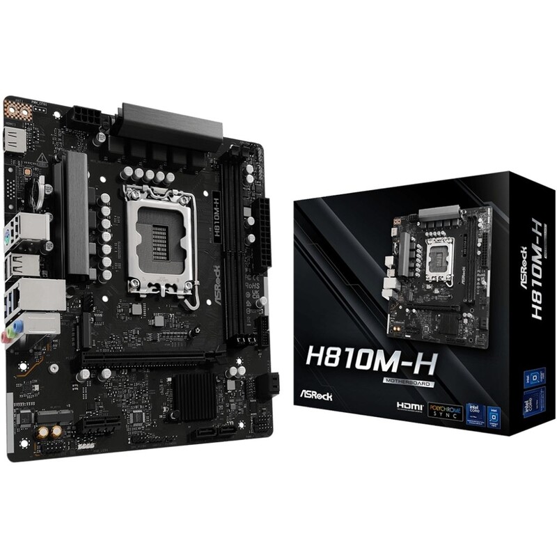 Материнська плата ASRock H810M-H Socket 1851