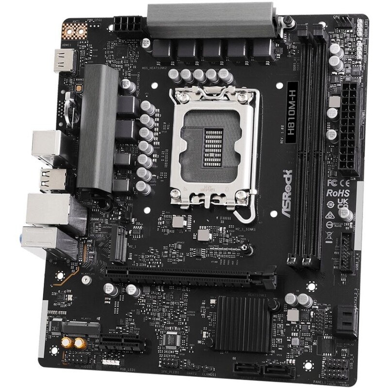 Материнська плата ASRock H810M-H Socket 1851