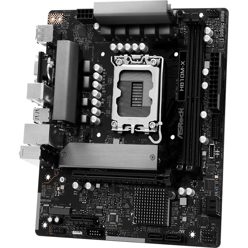 Материнська плата ASRock H810M-X Socket 1851