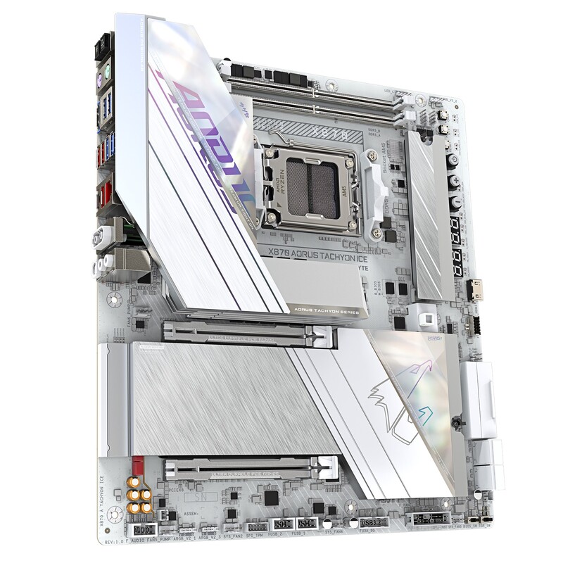 Материнська плата Gigabyte X870 Aorus Tachyon Ice Socket AM5
