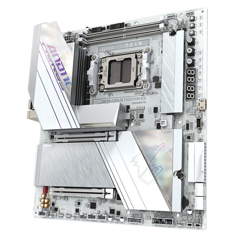 Материнська плата Gigabyte X870 Aorus Tachyon Ice Socket AM5