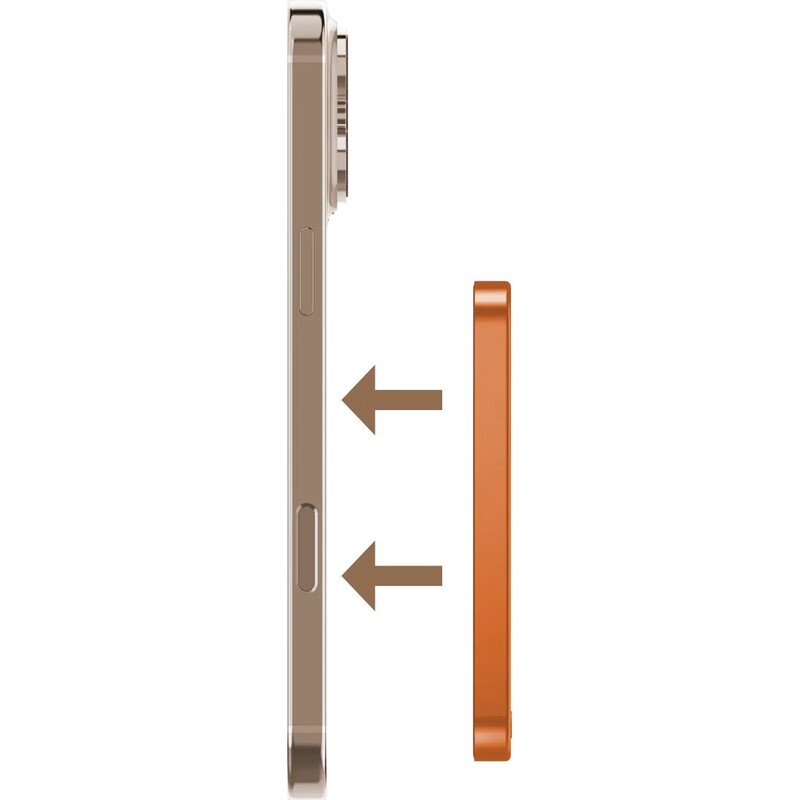 Универсальная мобильная батарея Momax Q.Mag X 5000mAh 20W Orange (IP116AM)