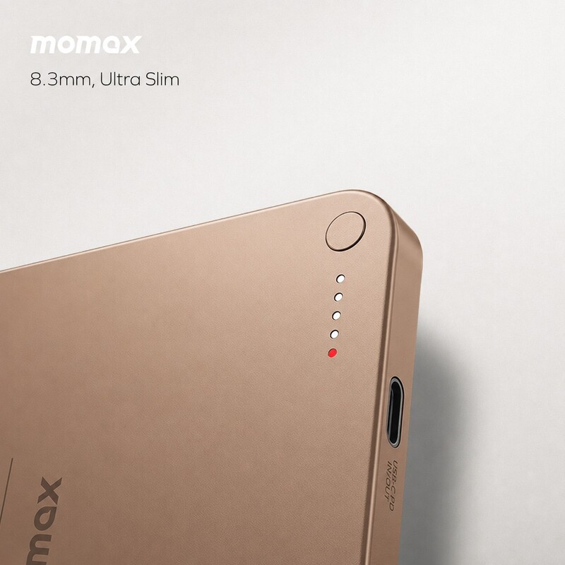 Универсальная мобильная батарея Momax Q.Mag X 5000mAh 20W Titanium (IP116AL2)