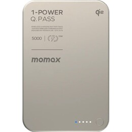 Універсальна мобільна батарея Momax 1-Power Q.Pass Qi2 5000mAh 20W Titanium (IP129Q2L)
