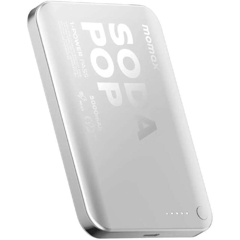 Универсальная мобильная батарея Momax 1-Power Pass 5000mAh 20W Silver (IP165S)