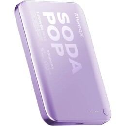 Универсальная мобильная батарея Momax 1-Power Pass 5000mAh 20W Purple (IP165U)