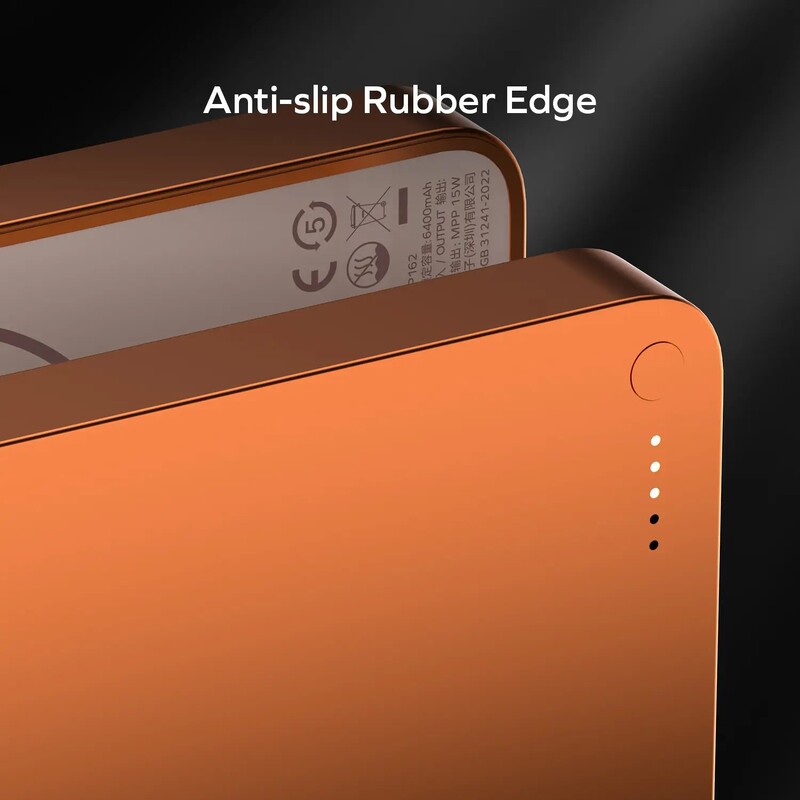 Універсальна мобільна батарея Momax 1-Power S.Pass Qi2 10000mAh 30W Orange (IP162Q2M)
