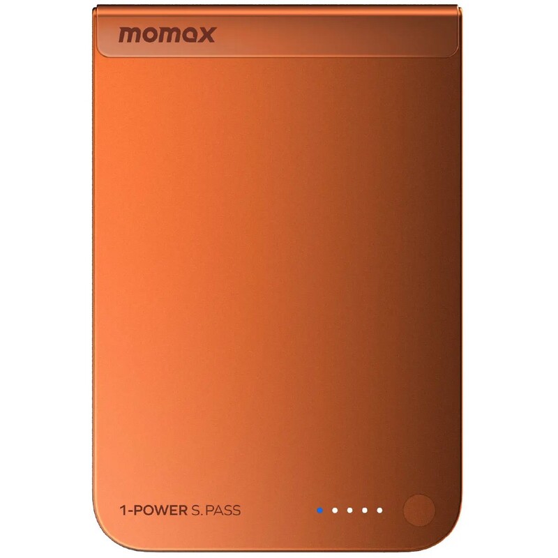 Універсальна мобільна батарея Momax 1-Power S.Pass Qi2 10000mAh 30W Orange (IP162Q2M)