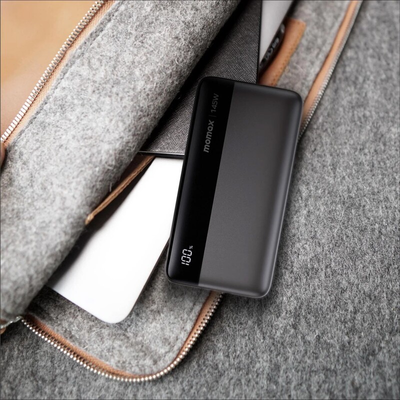 Універсальна мобільна батарея Momax 1-Power Ultra 25000mAh 145W Black (IP150D)