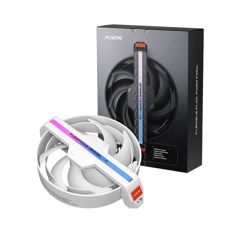 Вентилятор Alseye DM12-B ARGB White (AS.04.10.0002)